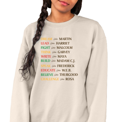 Black History Month Sweatshirt, African American Crewneck Sweater, Juneteenth Sweatshirts, Inspirational Black History Long Sleeve Tees