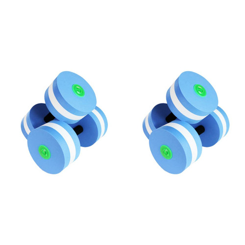 4 Pcs Barbell Swimming Pool Dumbbells Water Weights Floating Dumbbells Pool Float Weight Pool Exercise Dumbbells Aquatic Hand Bar Dumbell Swimming Dumbbells Eva Handle Miss Wrist