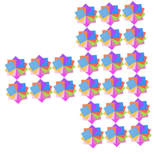 VILLCASE 1200 Pcs origami scrapbook papers DIY cutting paper DIY handcraft paper crane folded paper square DIY crafts paper kids crafts kid crafts folding paper supplies child self made