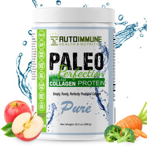 AUTOIMMUNE Health Collagen Protein Powder for Women & Men - Soy, Gluten, & Dairy Free Non GMO Collagen Protein from Grass-Fed Beef - 300 g Grass Fed Beef Protein Powder by AUTOIMMUNE Health