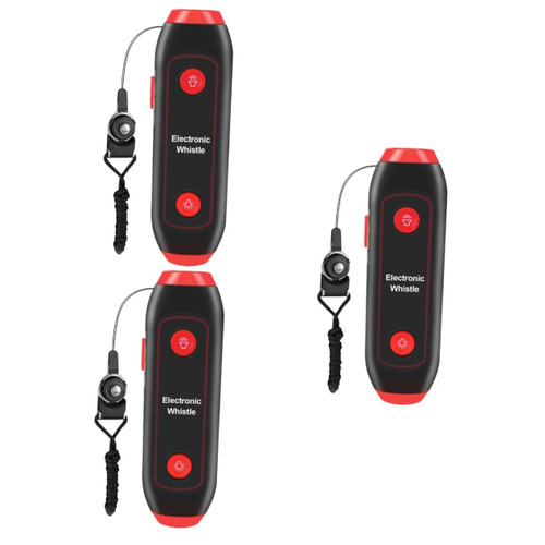 BESPORTBLE 3pcs 3 Electronic Whistle Emergency Whistle Referees Whistles Handheld Whistles Electric Whistle Loud Whistle Sound Football Toys Pet Toy Hand Whistle for Coaches Basketball Magnet