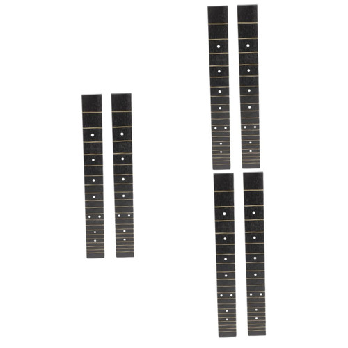 Vaguelly 6 Pcs Fretboard Replacement Practice Fretboard Ukulele Fretboard Ukulele Accessories Fretboard Protector Fretboard Chart Fretboard Conditioner Finger Plate Rosewood Abs Guitar