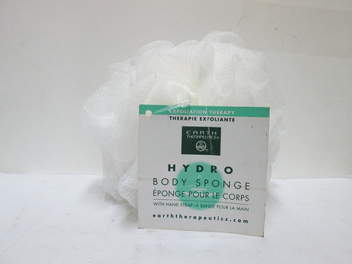 Earth Therapeutics Hydro Bdy Sponge White Ct