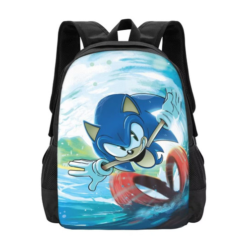 Sonic Backpack Cute Cartoon Hedgehog Backpack Lightweight Durable Laptop Backpack Travel Backpack Casual Daypack Hedgehog Fan Gift - Hedgehog Backpacks