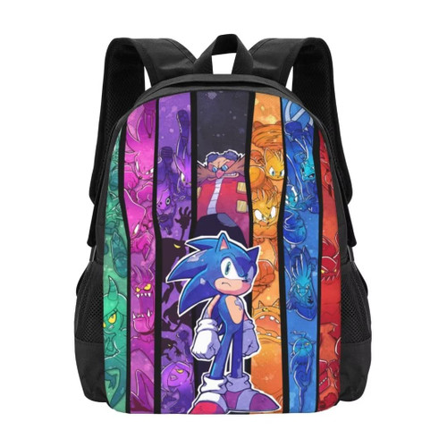 Sonic Hedgehog Backpacks Cute Backpack Cartoon Game Backpack Lightweight Durable Travel Laptop Backpack Unisex - Hedgehog Backpack