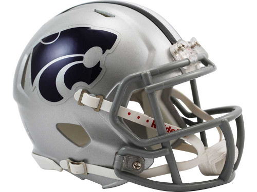 Riddell men unisex adult women Speed Mini Football Helmet, Kansas State Wildcats, 7.5 quot x 6.5 US