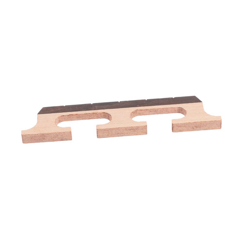 ibasenice 1pc Banjo Ponticello Banjo Mandolin Bridge Tenor Banjo Bridge Replacement Guitar Bridge Acoustic Guitar Bridge Replacement Compensated Banjo Bridge Ukulele Double Coil Rosewood