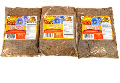 Linaza Molida/Ground Flax Seed 100% Nicaragua 12oz(340g) (3)