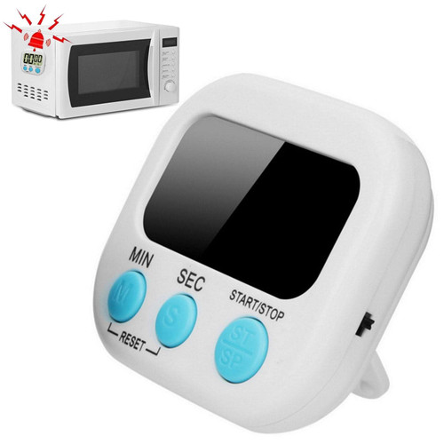 Digital Kitchen Stopwatch, Magnetic Timer with Clear Display and Loud Alarm, Abs Cooking Countdown Clock, Versatile Kitchen Digital Timer, Countdown Timer for Oven Baking Study Work Exercise Training