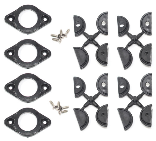 JSP Manufacturing Through Hull Wiring Kit for Kayaks, Thru-Hull Wiring Kits for Wilderness Systems Hobie Installs of Fish Finders, Motors, Lighting Kits, etc. Kayak Wiring Accessories