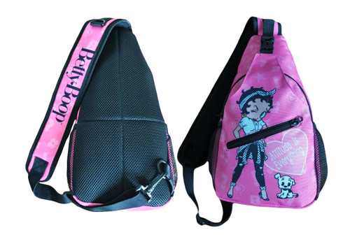 Mid-South Products Betty Boop Sling Bag - Attitude is Everything