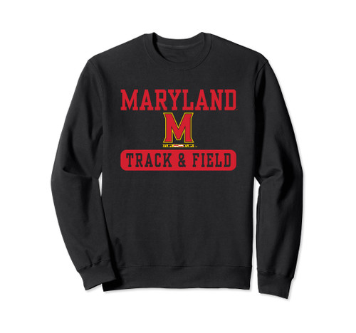 Maryland Terrapins Track & Field Logo Officially Licensed Sweatshirt