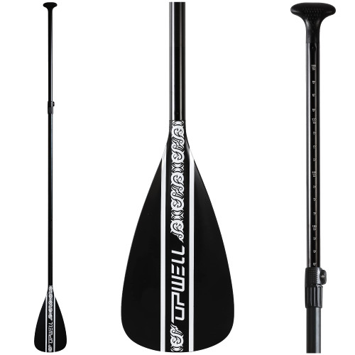 UPWELL Paddle Board Paddle Accessories - Paddle Board Paddles Adjustable Sup Paddle Kayak Inflatable Stand Up Paddle Board Paddle Black