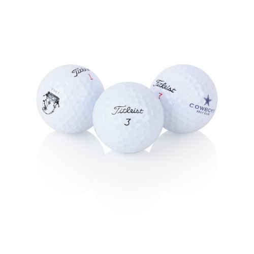 24 Used Golf Balls for Titleist Mix (Velocity, Trufeel, DT, Trusoft, Other Models) - Mint Condition (5A)