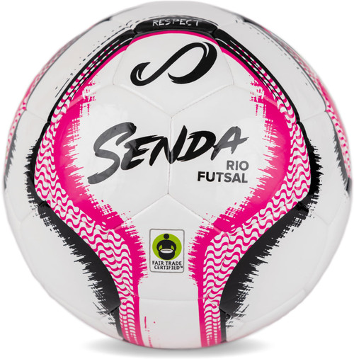 SENDA Rio Match Futsal Ball, Fair Trade Certified, Pink, Size 3 (Ages 8-12)