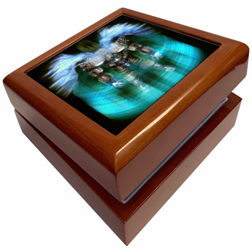 3dRose Robot Angel, Jewelry Box jb-54371-1