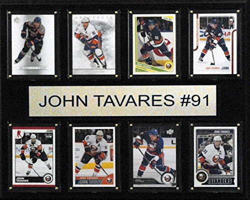 NHL New York Islanders John Tavares 8-Card Plaque, 12 x 15-Inch, Brown