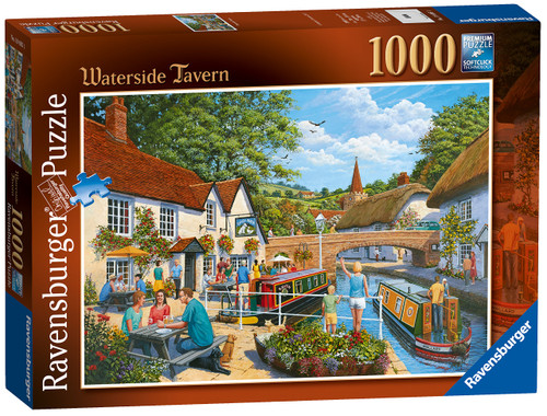 Ravensburger Waterside Tavern Jigsaw Puzzles 1000 Pieces for Adults and Kids Age 12 Years Up Ravensburger Waterside Tavern Jigsaw Puzzles 1000 Pieces for Adults and Kids Age 12 Years Up