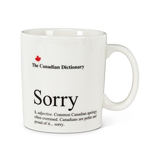 Abbott Collection 27-CD Sorry Canadian Dictionary Mug,