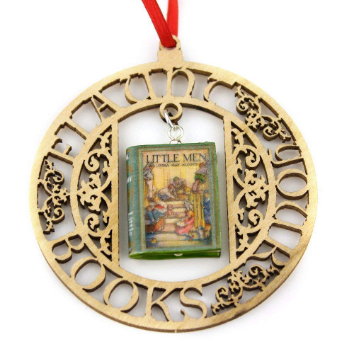 Little Men Louisa May Alcott Clay Mini Book Framed Ornament Home Wall Decoration Trim Favor Trinket Little Men Louisa May Alcott Clay Mini Book Framed Ornament Home Wall Decoration Trim Favor Trinket