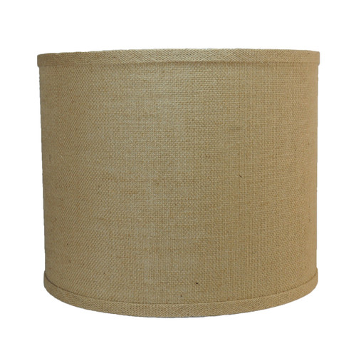 Urbanest Burlap Drum Lamp Shade, 12-inch by 12-inch by 10-inch, Spider