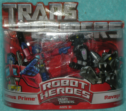 Transformers Robot Heroes Optimus Prime Vs. Ravage