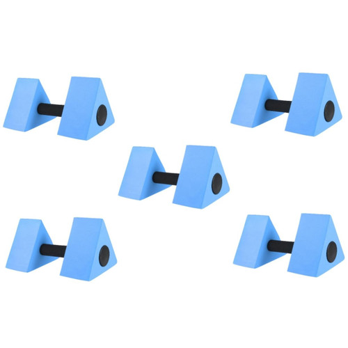 VANZACK 5pcs Water Dumbbells Aerobic Exercise Dumbbells Swimming Weight Light Weights Dumbbells Water Foam Barbells Pool Exercise Dumbbell Water Aerobics Workouts Toy Eva Fitness Hand