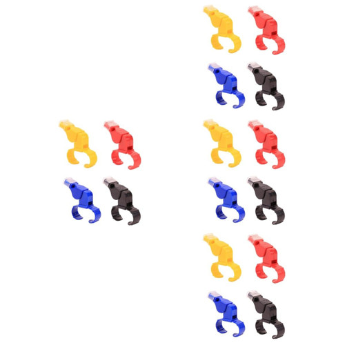 Unomor 16 Pcs Powder Milk Container for Baby Toy Bowling Ball Lifeguard Whistle Badminton Storage Emergency Whistle Referee Whistle Loud Whistle Survival Whistle Ring Non-Nuclear