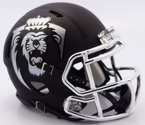 Riddell NCAA Old Dominion Monarchs Helmet Mini SpeedHelmet Replica Mini Speed Style Matte Black, Team Colors, One Size