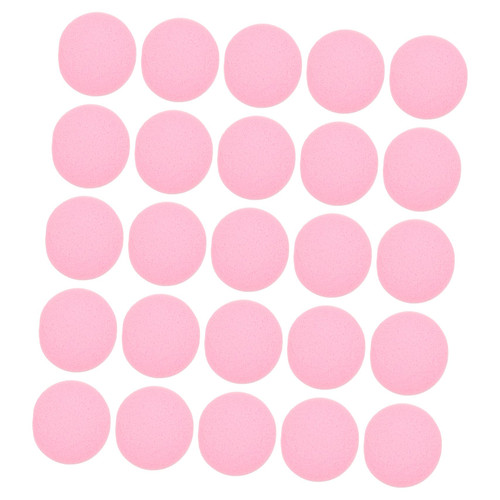 Mipcase 180 Pcs Face Wash Makeup Remover Puffs Face Cleaning Sponge Exfoliating Cleansing Sponge Round Makeup Removal Facial Face Sponge for Makeup Cosmetic Travel Plain Noodles Pva Scrub