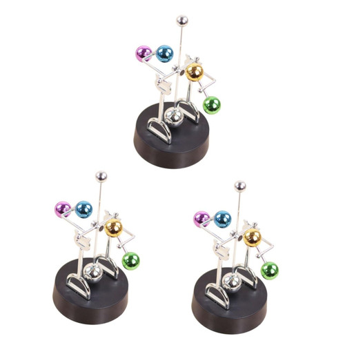 ibasenice 3pcs Perpetual Motion Simulator Adukt Toys Desktop Toys Aldult Toy Desktop Perpetual Adul Toy Perpetual Motion Device Perpetual Motion Machine to Rotate Marble Ferris Wheel