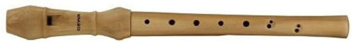 Aulos C-Soprano Recorder Natura Baroque Pocket,Cleaner/Wiper, Fingering Chart (700190)