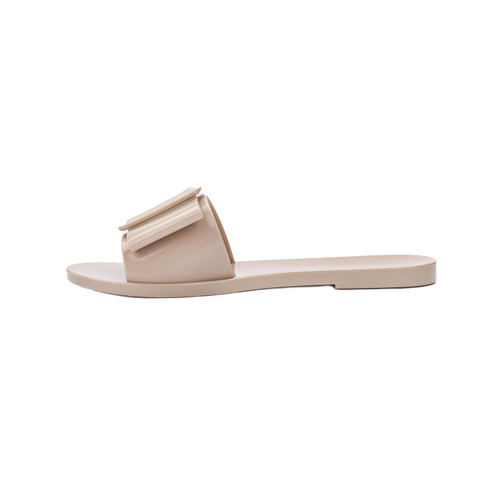 Melissa Babe Women's Slide Sandals, Beige/Beige, 10