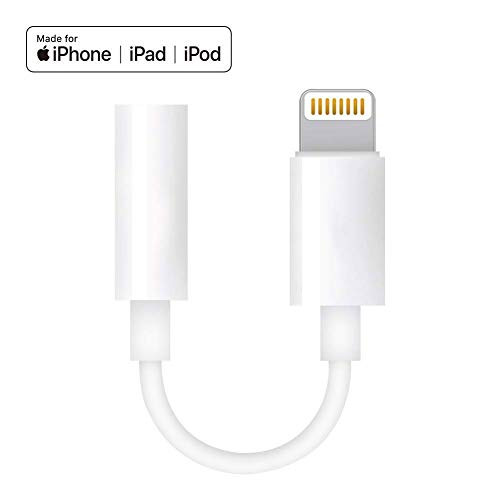[Apple MFi Certified] Lightning to 3.5mm Headphone Jack Adapter, Arparna AUX Female Connector Audio Earphone Stereo Cable for iPhone Xs Max XR X 8 7 Plus, Support iOS 10.3 11 IOS12