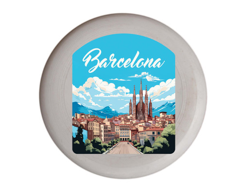 Barcelona Spain Design A Souvenir Frisbee Flying Disc 2-Pack
