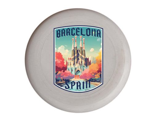 Barcelona Spain Design C Souvenir Frisbee Flying Disc 2-Pack