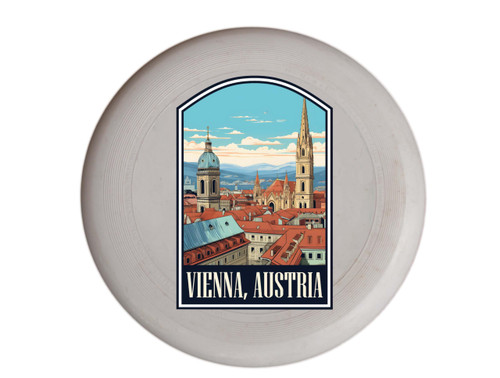 Vienna Austria Design B Souvenir Frisbee Flying Disc 2-Pack
