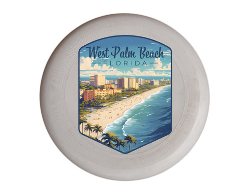West Palm Beach Florida Design A Souvenir Frisbee Flying Disc 2-Pack