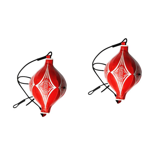 BESPORTBLE 2pcs Boxing Punching Sand Bag Standing Bag Boxing Reflex Leather Boxing Punch Bag Ceiling Punching Bag Double End Bag Anchor Boxing Bag Boxing Ball Sandbag Double Head Bouncy Ball