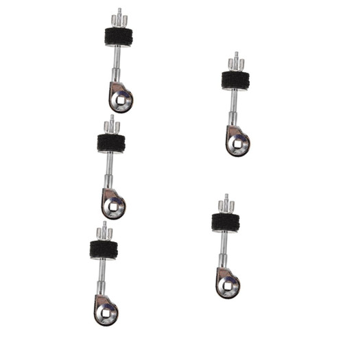 FAVOMOTO 5pcs Cymbal Head Adjustable Legs E Drum Set Mini Accessories Cymbal Stacker Mount Hardware Adjustable Cymbal Stacker Percussion Instrument Cymbal Stacker Attachment Bracket Clamp