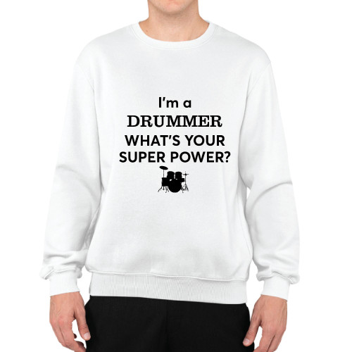 Fathers Day Gift for Drummer Boyfriend Girlfriend Drum Lover Grey White Muticolor Unisex Sweatshirt Fathers Day Gift for Drummer Boyfriend Girlfriend Drum Lover Grey White Muticolor Unisex Sweatshirt