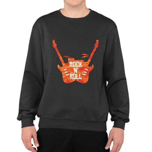 Funny Rock and Roll Music Gift for Music Lovers Guitars Drums Navy Black Muticolor Unisex Sweatshirt Funny Rock and Roll Music Gift for Music Lovers Guitars Drums Navy Black Muticolor Unisex Sweatshirt