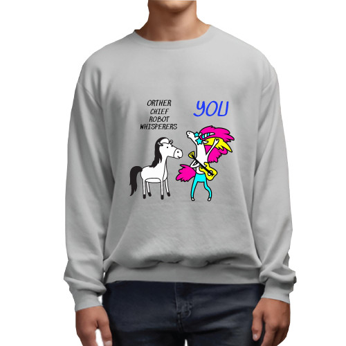 Unique Gifts Ideas for WHISPERERS of CHIEF ROBOT Son Daughter Friend Family Friend Grey Muticolor Unisex Sweatshirt Unique Gifts Ideas for WHISPERERS of CHIEF ROBOT Son Daughter Friend Family Friend Grey Muticolor Unisex Sweatshirt