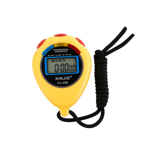 Stop Watch Fitness Timer Timers Running Time Clocks Handheld up Timer Game Timer Timeclock Timing Device Waterproof Clock Referee Sports Timer Stopwatch Student Number