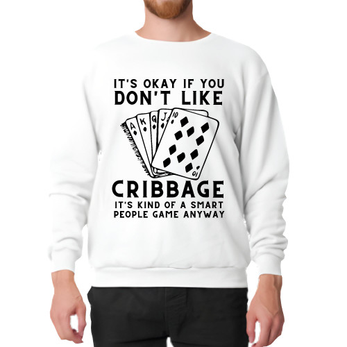 Funny Cribbage Card Game Gifts Cool Sweatshirts Beer Gift Grey White Muticolor Unisex Sweatshirt
