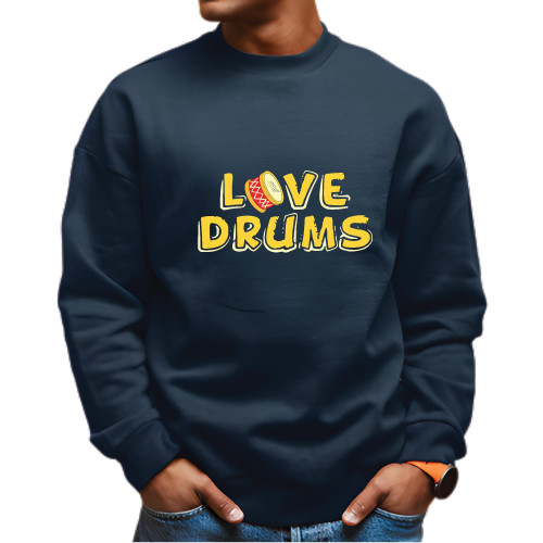 Gift for Drummers Music Lovers Drums Drumming Navy Black Muticolor Unisex Sweatshirt Gift for Drummers Music Lovers Drums Drumming Navy Black Muticolor Unisex Sweatshirt
