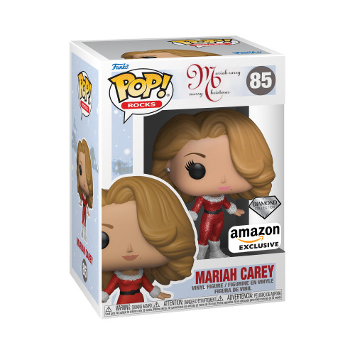 Funko Pop! Rocks: Mariah Carey Christmas - Diamond Glitter (DGLT) (Amazon Exclusive)