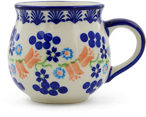Polish Pottery 11 oz Bubble Mug + Certificate of Authenticity (Tulip Berries)