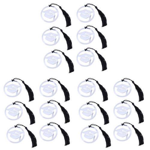 30 Pcs Gifts for Graduation Student Doctoral Cap Shaped Bookmark Page Markers Graduation Cap Bookmark Keepsake Gifts Graduation Gifts Graduation Souvenir Graduation Hat Fine