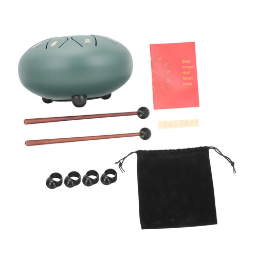 Totority 1 Set Steel Tongue Drum Ethereal Drum Pan Drum Percussion Instrument for Yoga Steel Drum Instrument Metal Tongue Drum Yoga Drum Stainless Steel Child Percussion Drum Titanium Alloy